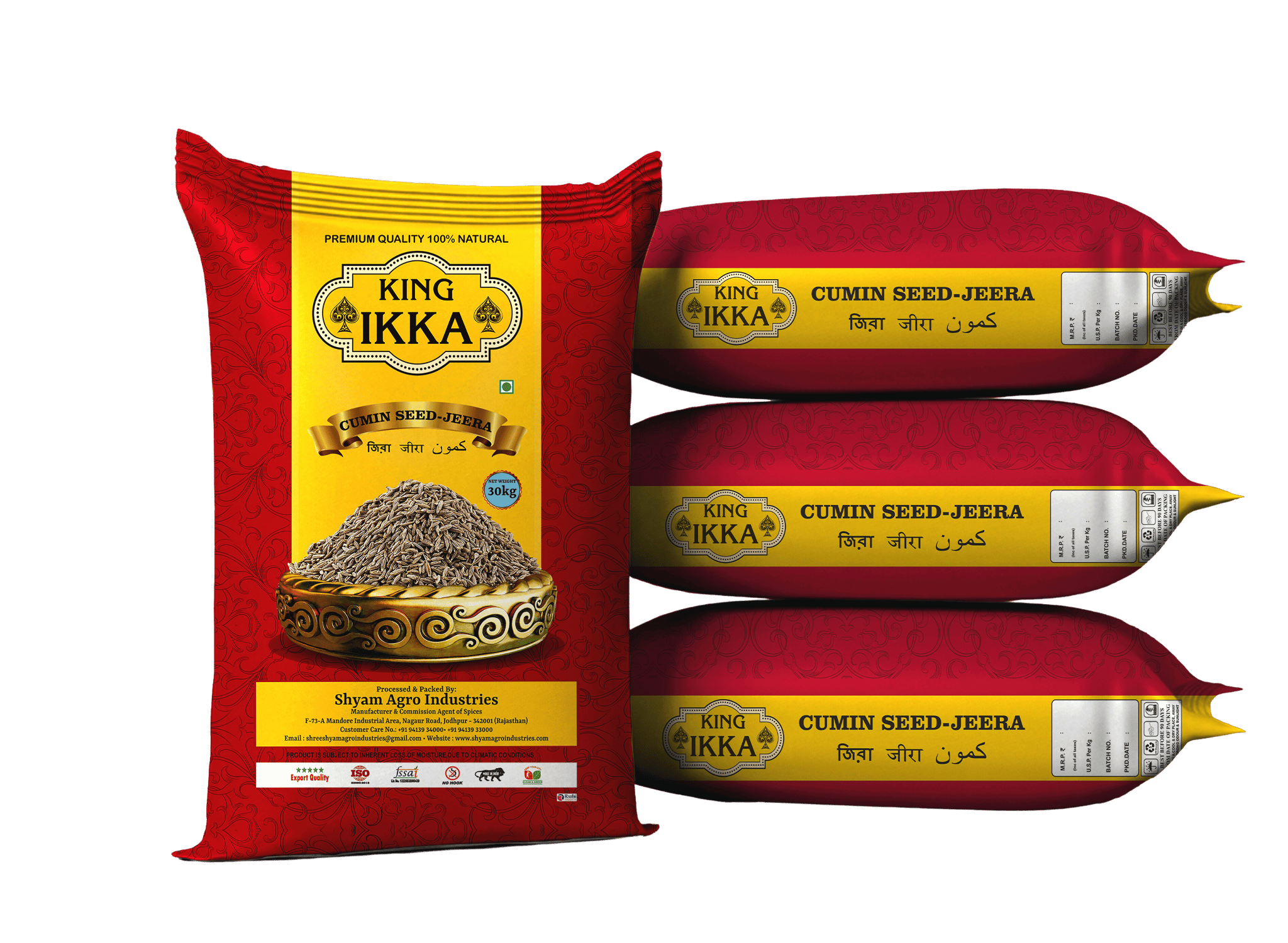 King IKKA 30 KG Cumin Seeds Bag