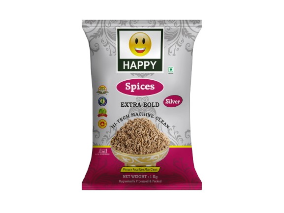 Happy Jeera Silver Quality 1 KG Cumin Seeds Pack